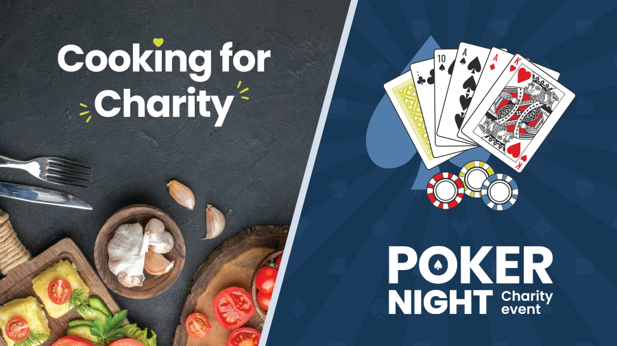 Cooking Charity Action and Poker Night 
