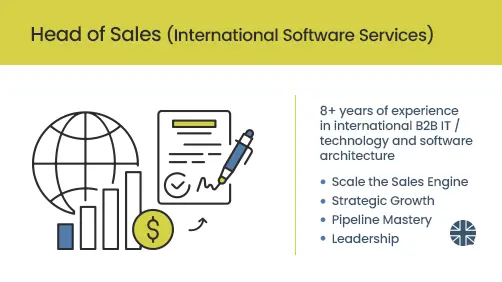 Head of Sales (International Software Services)