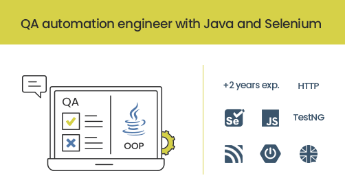 QA automation engineer with Java and Selenium
