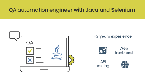 QA automation engineer with Java and Selenium